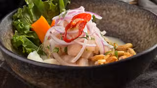 Una foto del restaurante Aromas Del Peru- Hammocks