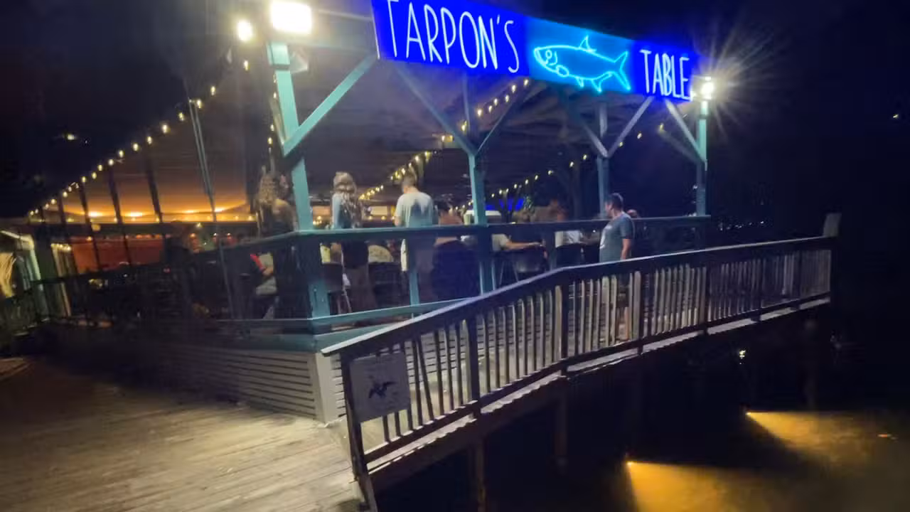 Dine over the water - Tarpon's Table, St. Thomas, VI