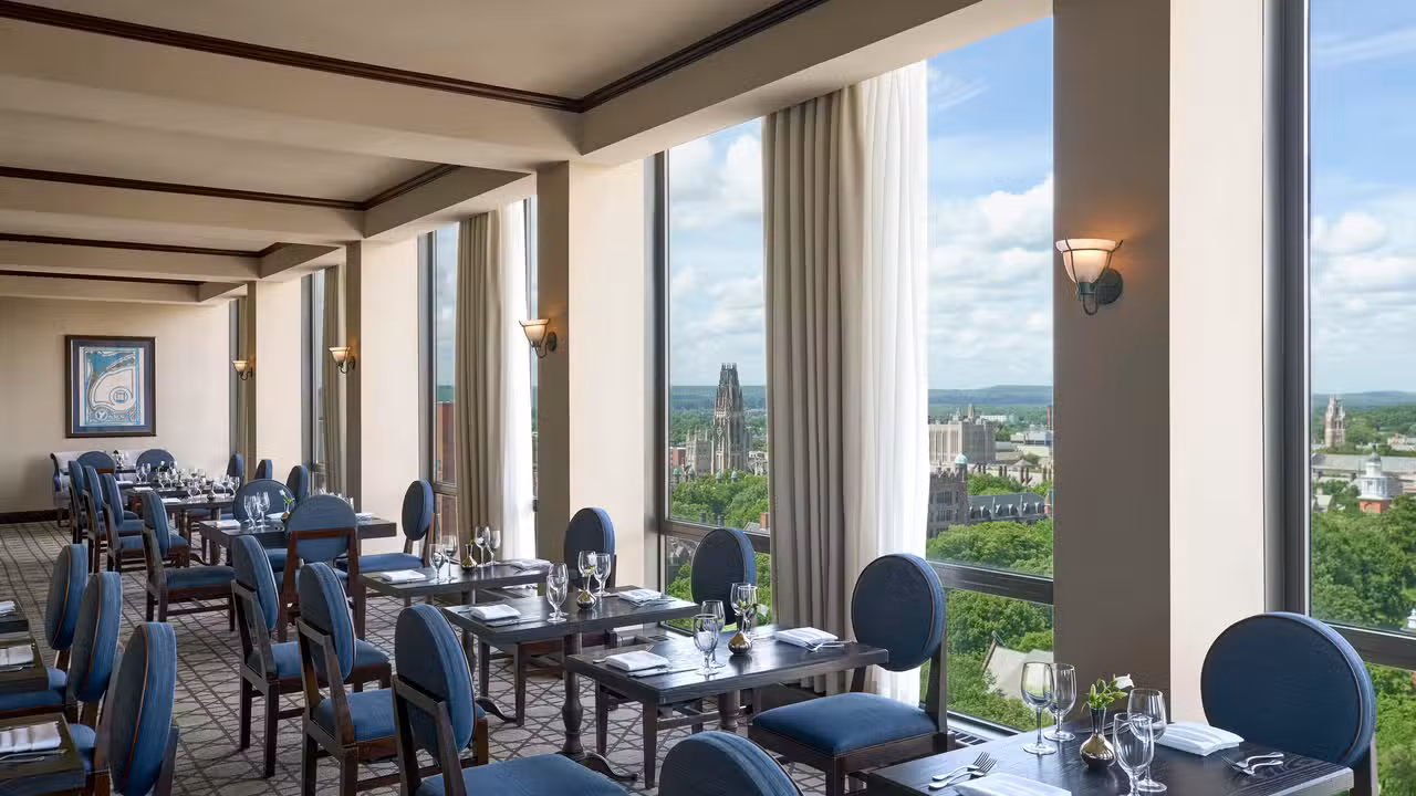 Main Dining Room - John Davenport's at the Top of the Park - Omni New Haven, New Haven, CT