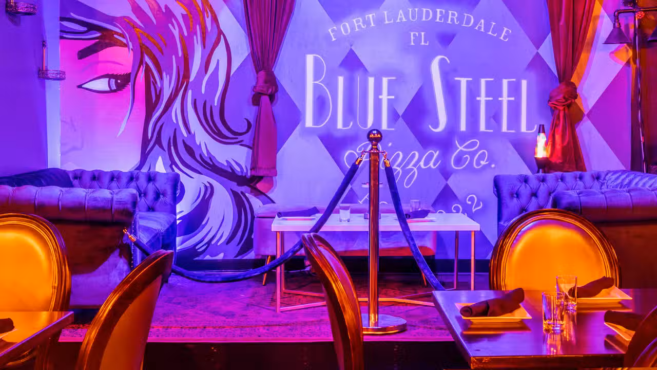 Vip Seating area - Blue Steel Pizza Co - Lauderdale, Fort Lauderdale, FL