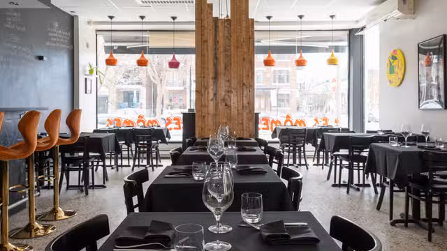 A photo of Les Mômes restaurant