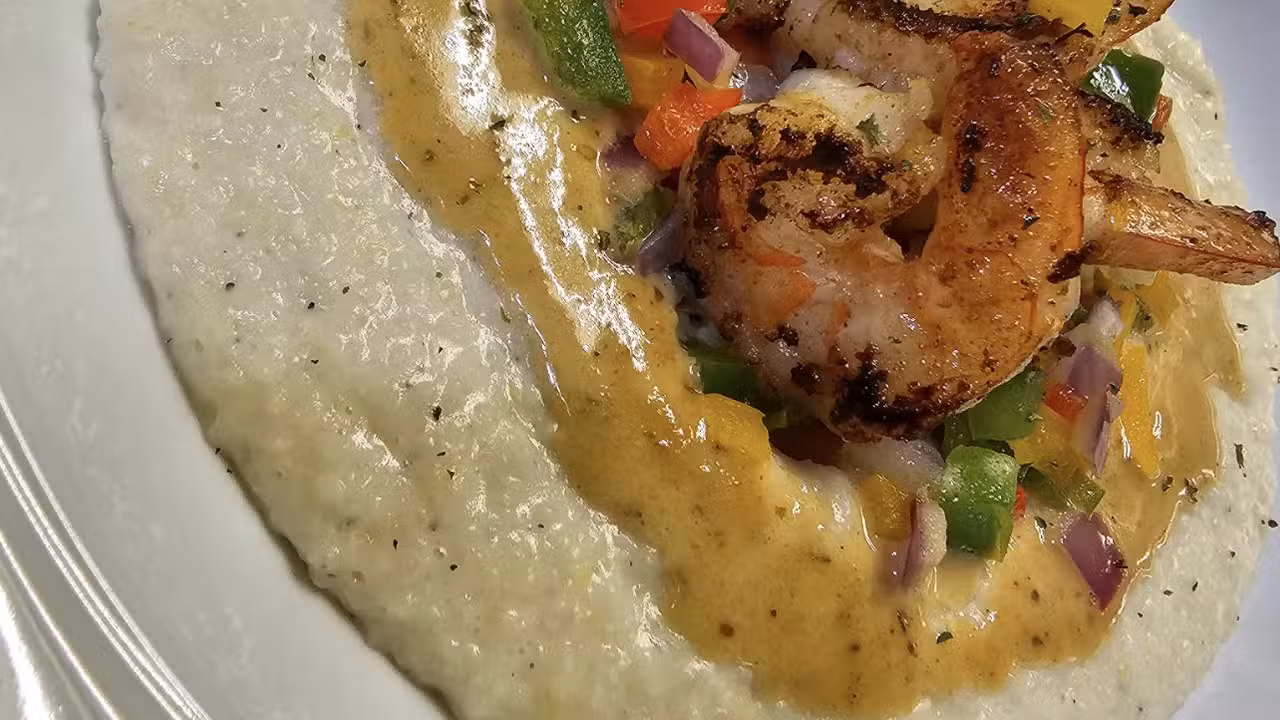 Shrimp and grits - Charlene’s Bar & Grille, Washington, DC
