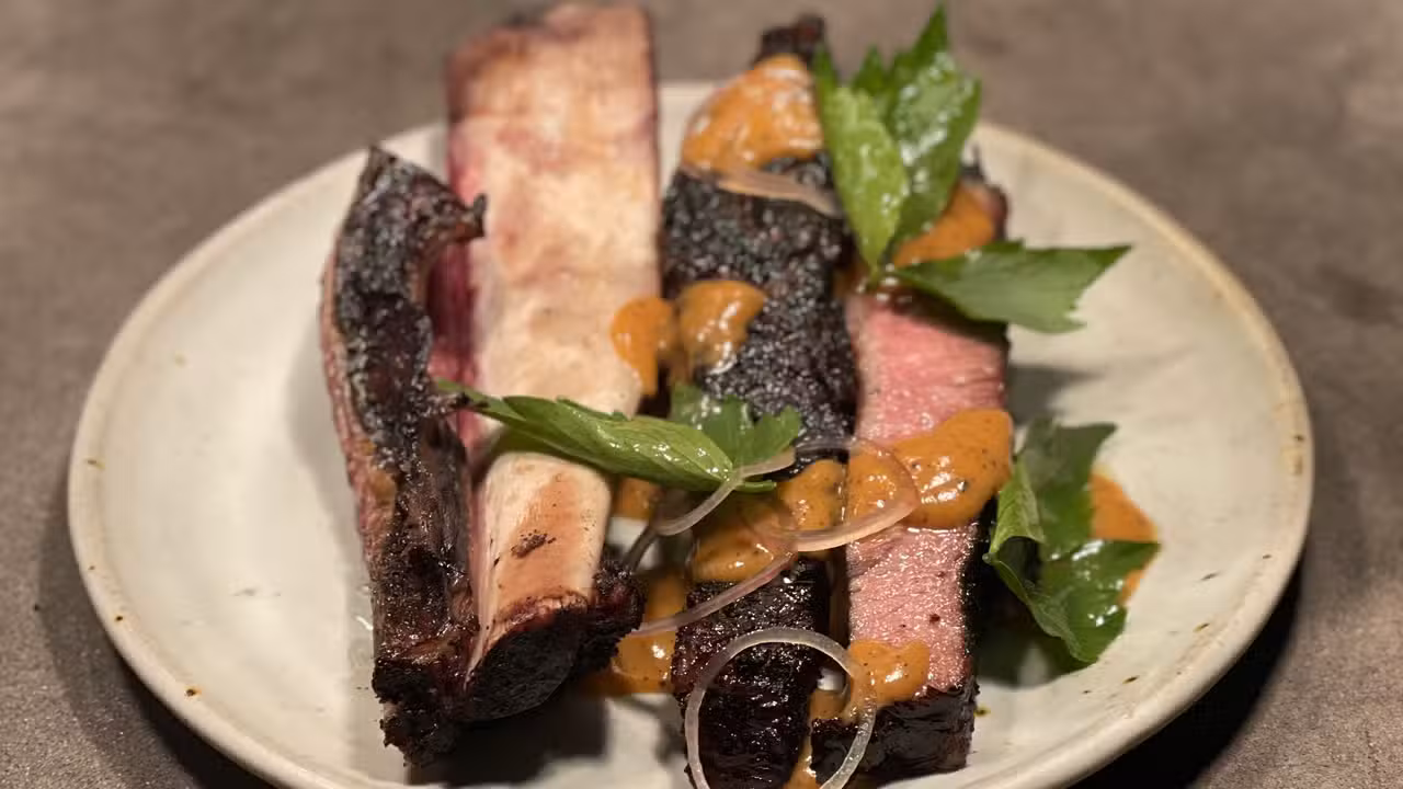 Slow cooked short rib, bone marrow &amp; black truffle - Carnal, Bellingham, WA