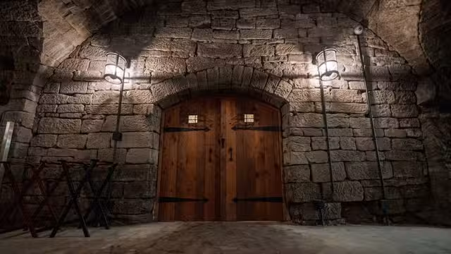 Een van Prohibition at the Caverns restaurant
