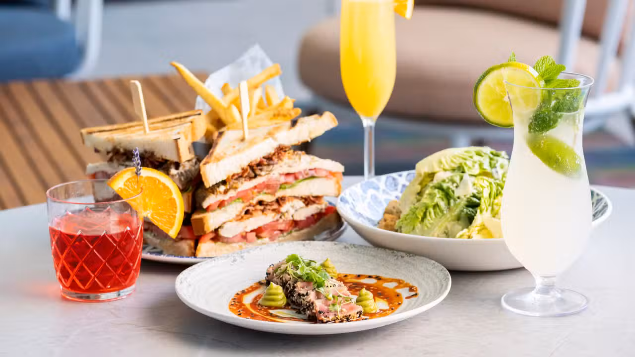 Vela favourites - ahi tuna, club and Caesar - Vela Miami, Miami, FL