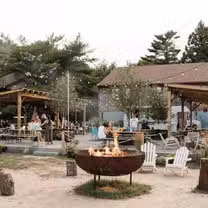 A photo of The Raw Bar at Island Creek Oyster Farm - Outside restaurant