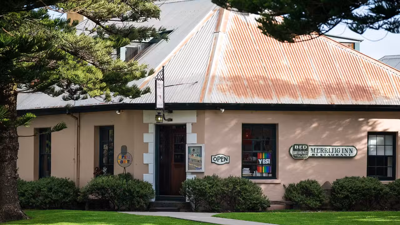 We're high on atmosphere in Victoria's Oldest Inn - Merrijig Kitchen, Port Fairy, AU-VIC