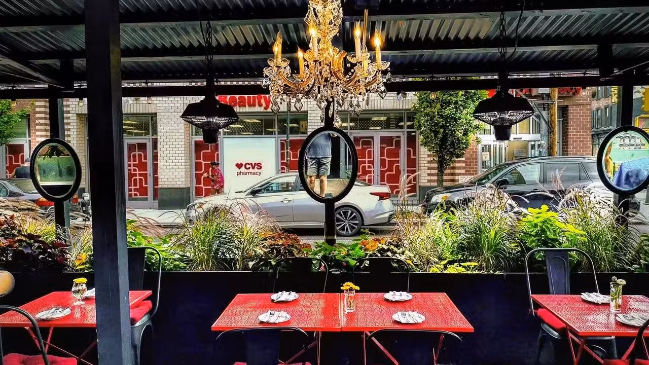 Our lovely patio is open for Lunch, Brunch, Dinner - Fabbrica, Brooklyn, NY