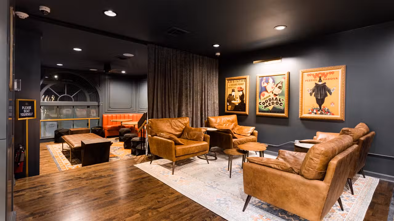 Come relax in our Top Shelf lounge - The Distance Social, East Dundee, IL