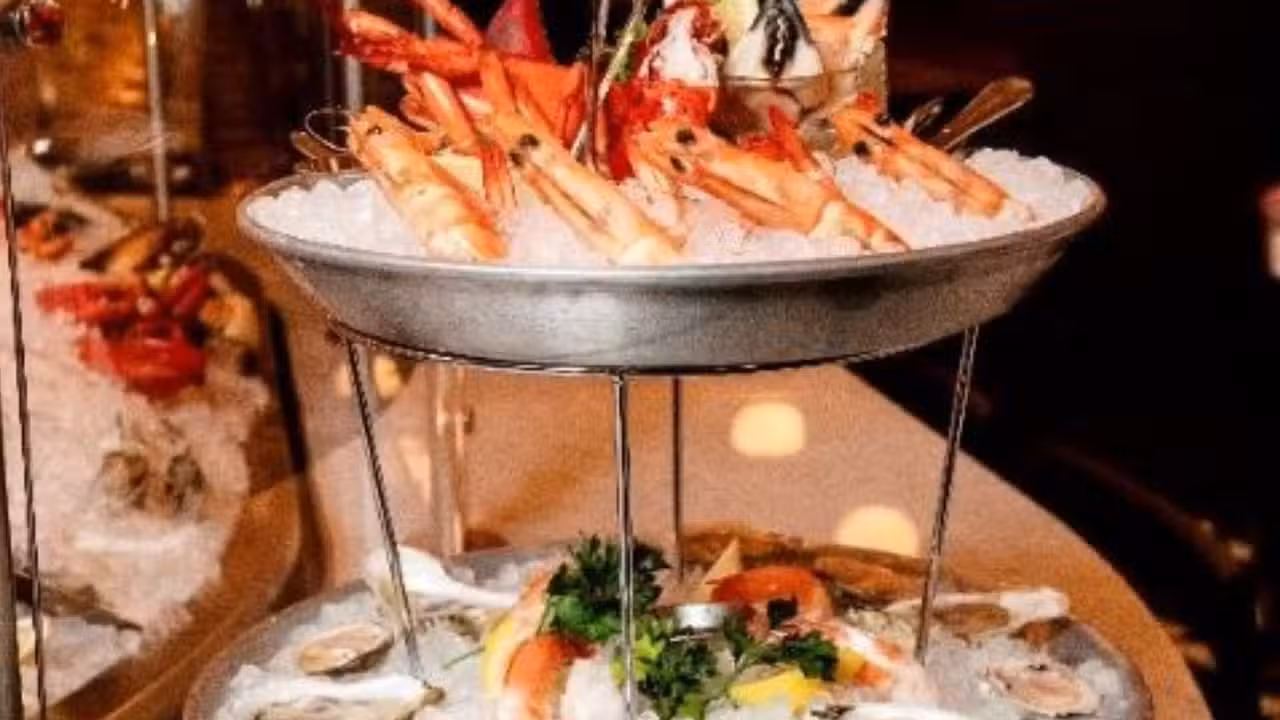 Seafood tower - Blue Ribbon Brasserie, Boston, MA