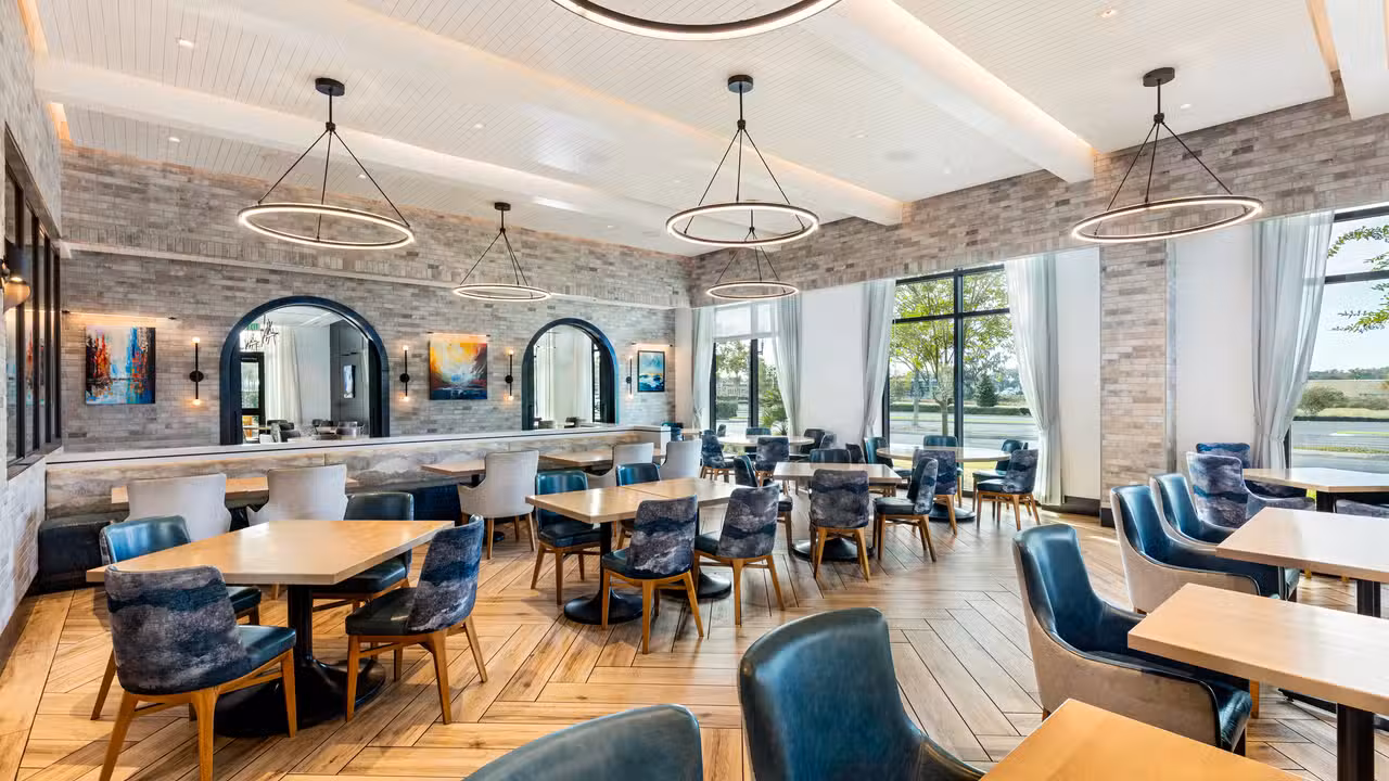 Dining Room at Wolfgang Puck Kitchen + Bar - Wolfgang Puck Kitchen + Bar, The Brownwood Hotel & Spa, The Villages, FL