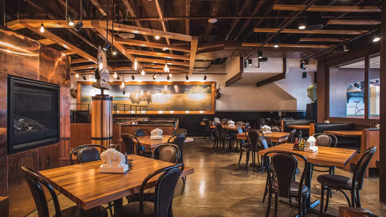 Interior - The White Buffalo Bar & Grille, Mackinaw City, MI
