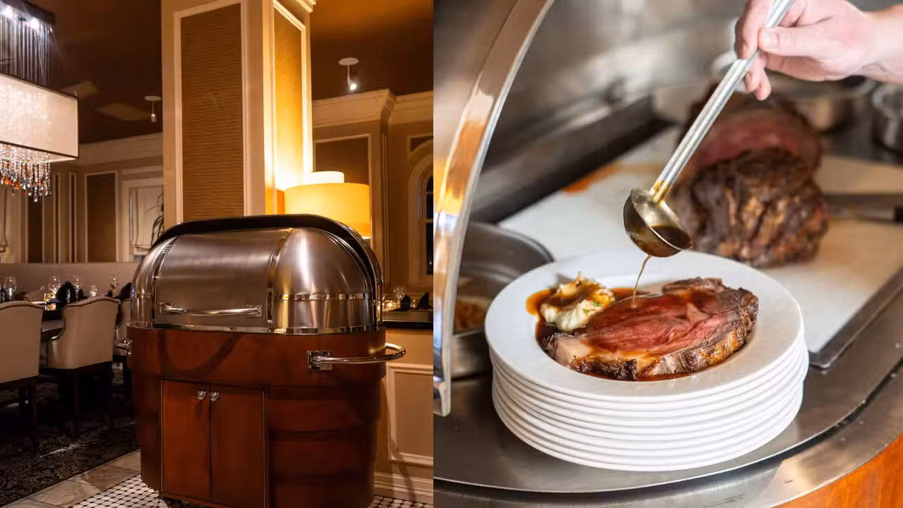 Comida - Landmark Prime Rib Restaurant - The Warwick Melrose Hotel Dallas, Dallas, TX