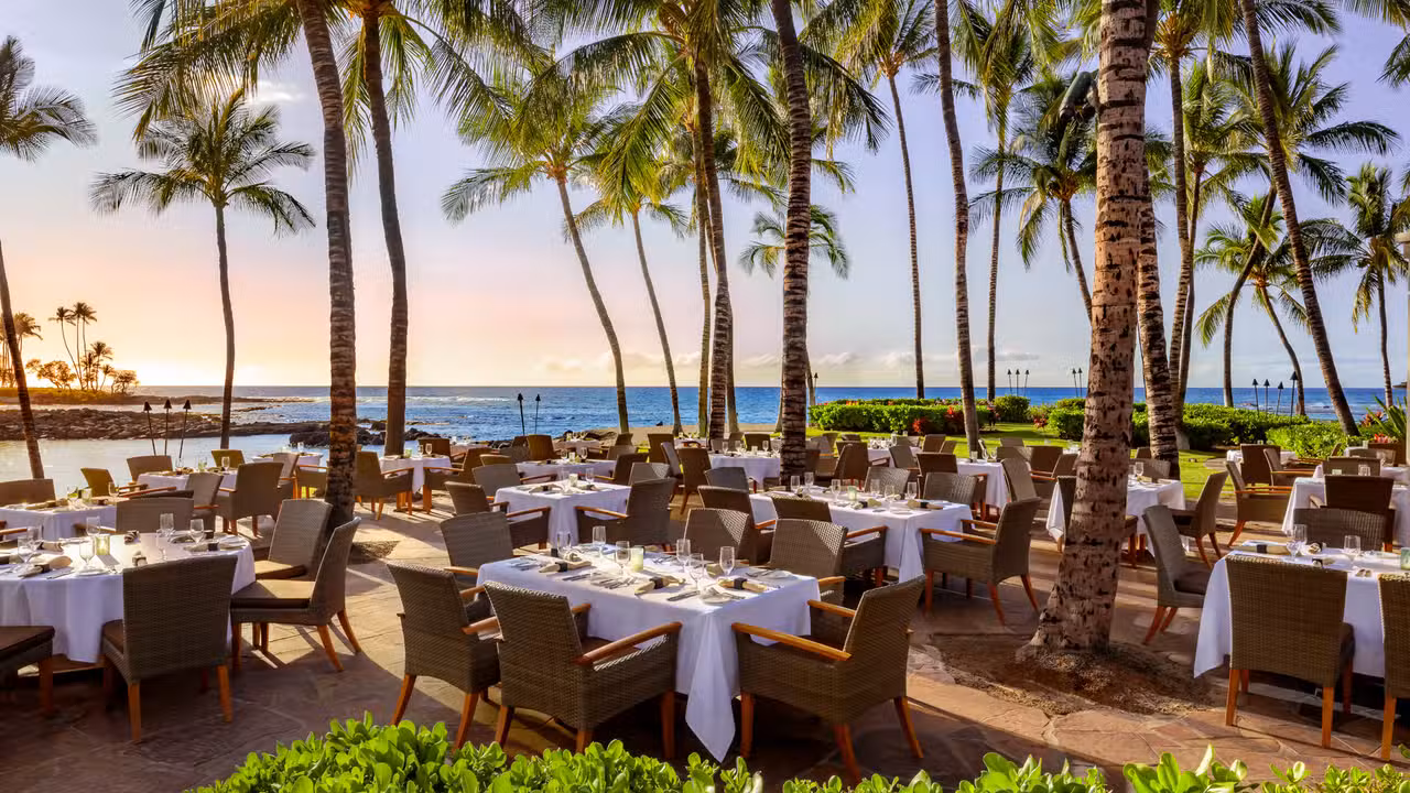 Main Dining Area - Brown’s Beach House at Fairmont Orchid, Kohala Coast, HI