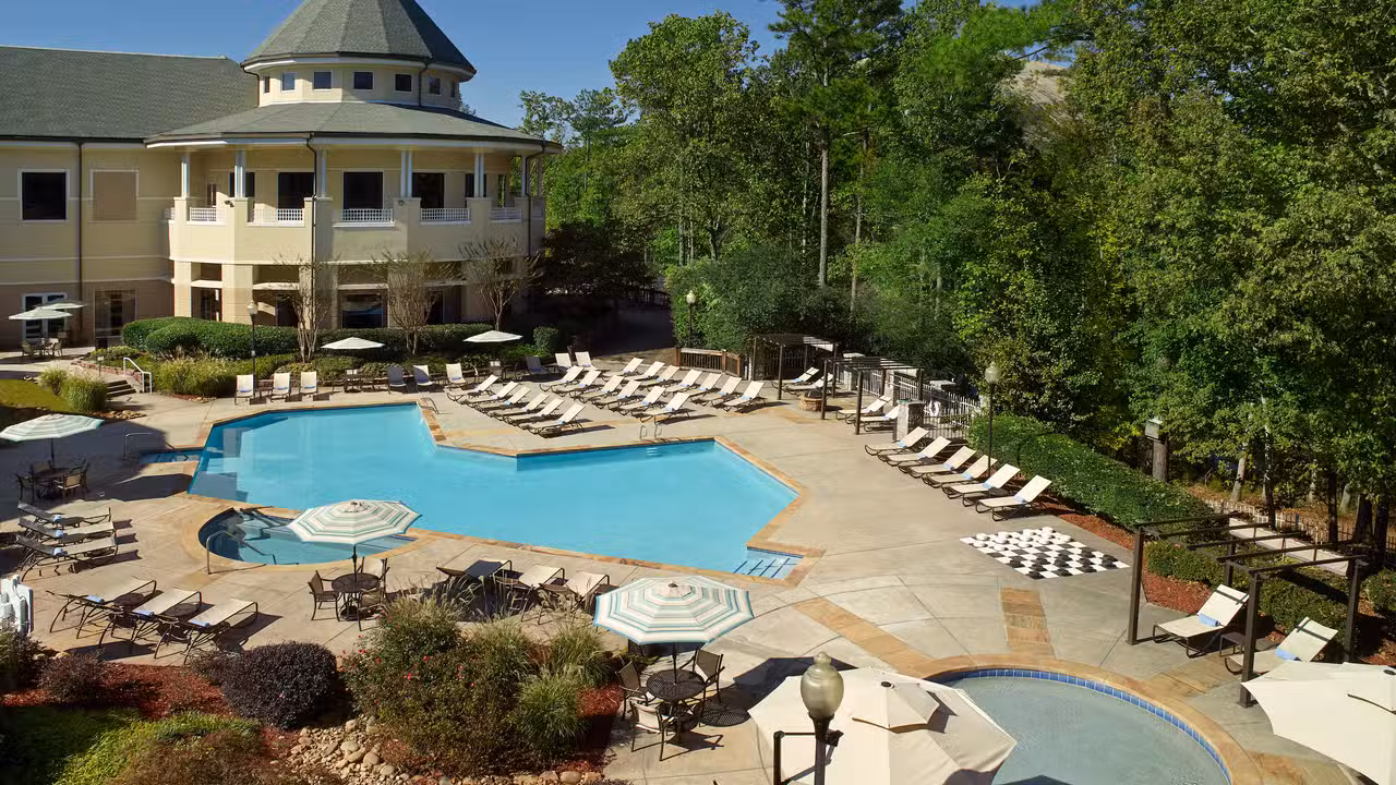 Located at Atlanta Evergreen Lakeside Resort  - Waterside Restaurant, Stone Mountain, GA
