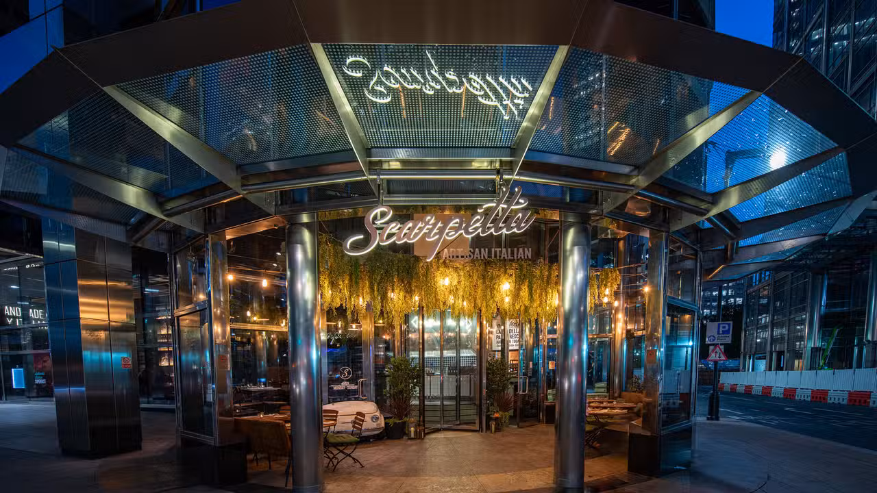 Exterior - Scarpetta Canary Wharf, London, 