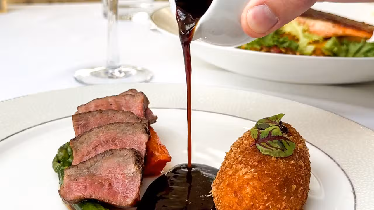 Blackened Sirloin Steak - Bouvardia, Bath, Somerset
