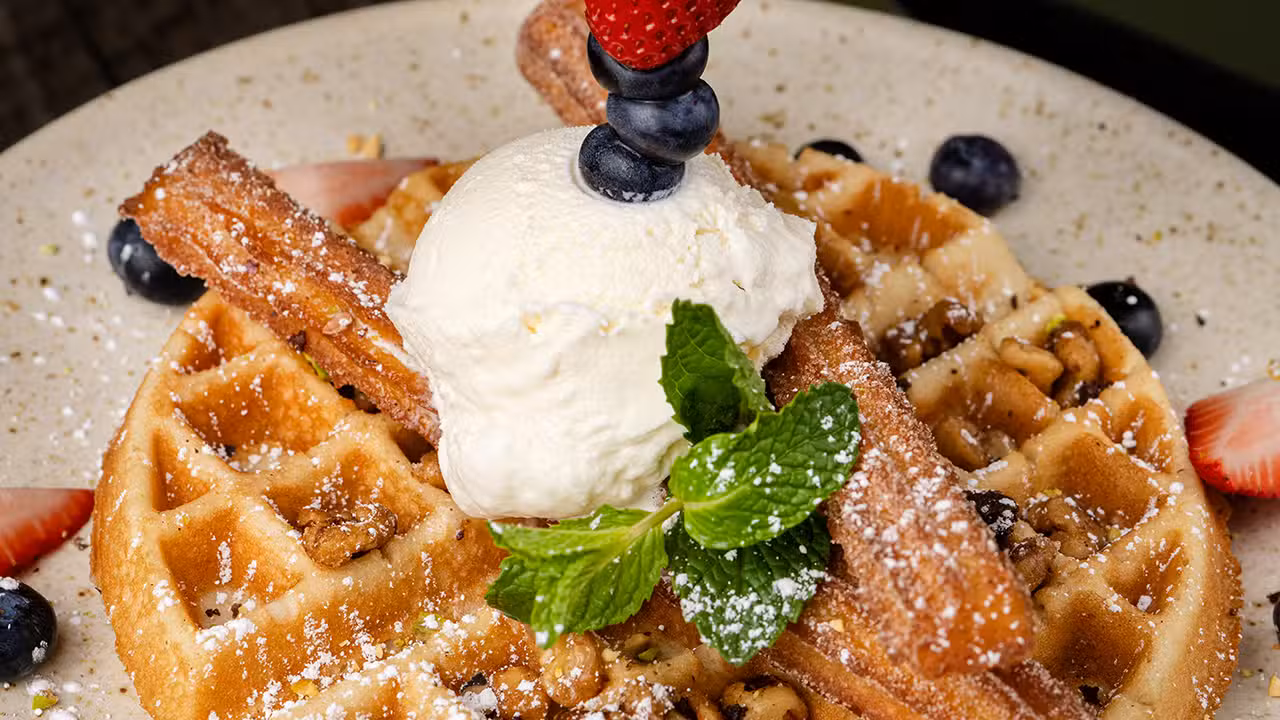 Churro Waffles  - Mama Por Dios - Beverly Hills, Los Angeles, CA