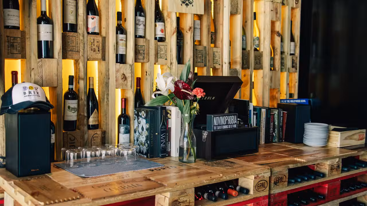 Our cozy space full of wine and delicious products - BRIX Wine Boutique & Charcuterie Bar, Miami, FL