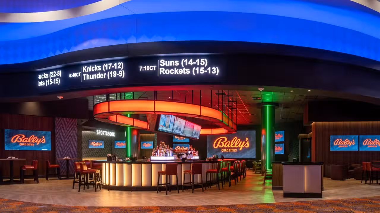Bally Bet Sportsbook & Bar, Rock Island, IL