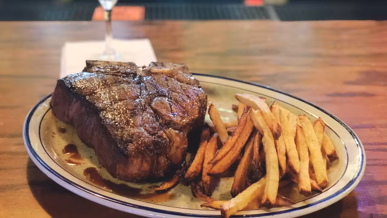 2.5 lb. Porterhouse with hand-cut fries - Doe's Eat Place - Baton Rouge, Baton Rouge, LA