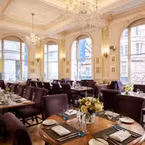 A photo of Berlioz Restaurant at Macdonald Burlington Hotel restaurant
