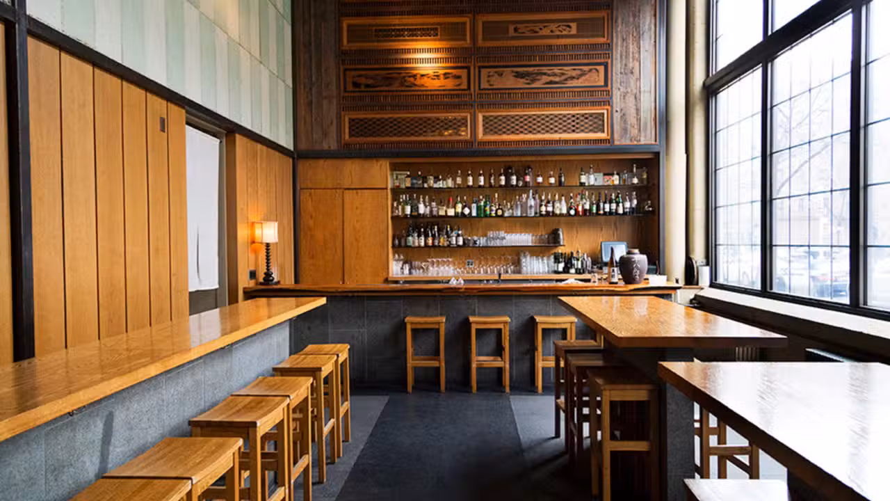 Bar area. - EN Japanese Brasserie, New York, NY