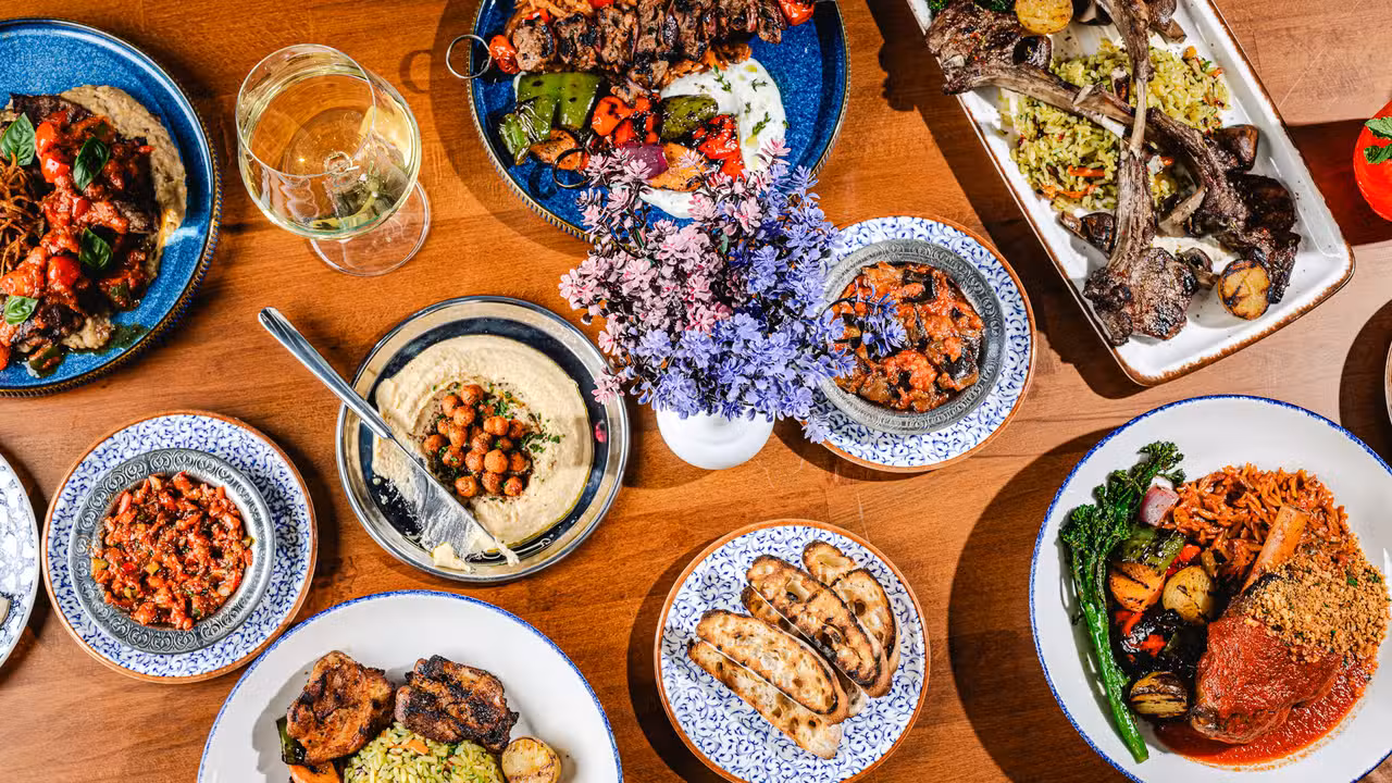Upscale casual Mediterranean dining experience  - Agora Midtown, Atlanta, GA