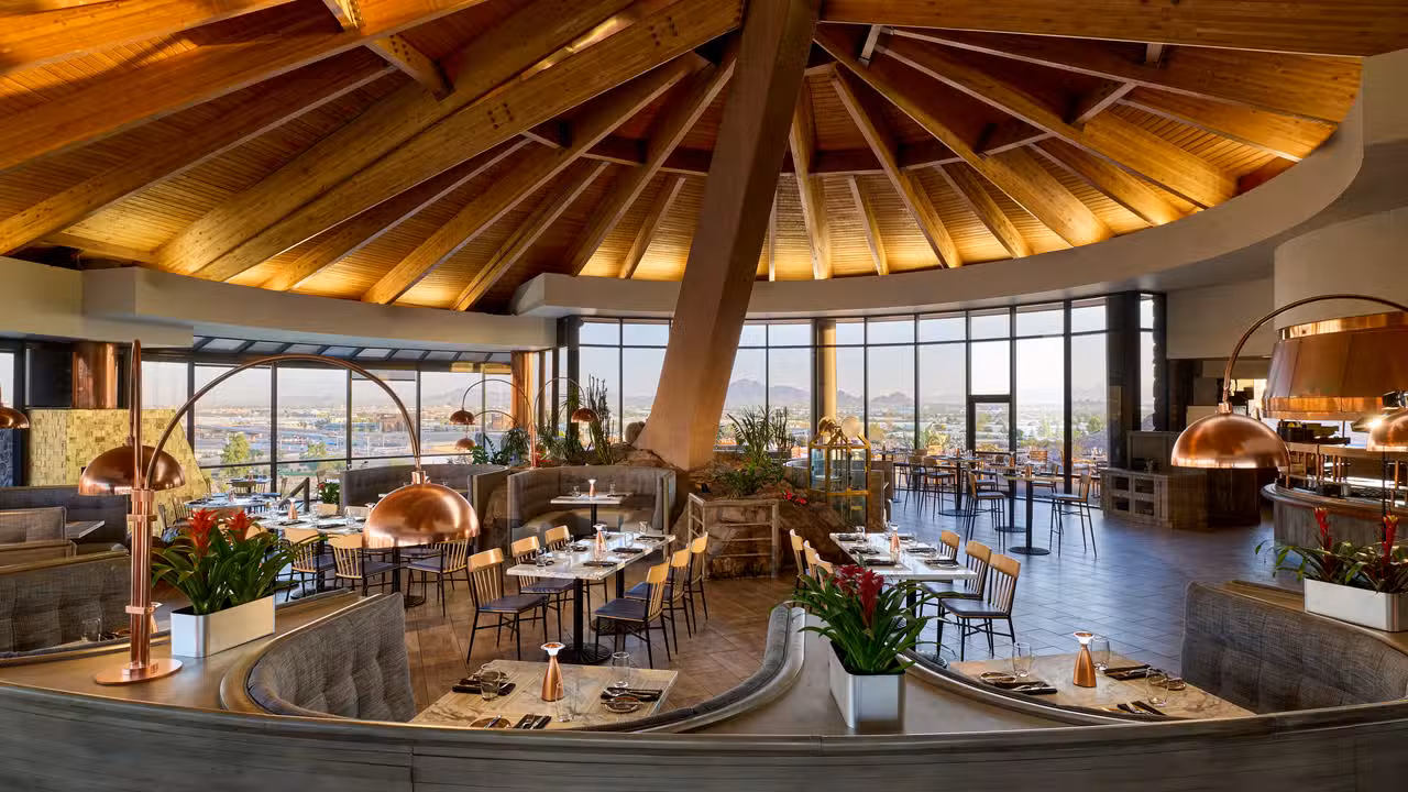 Interior - Top of the Rock Restaurant at the Marriott Buttes Resort, Tempe, AZ