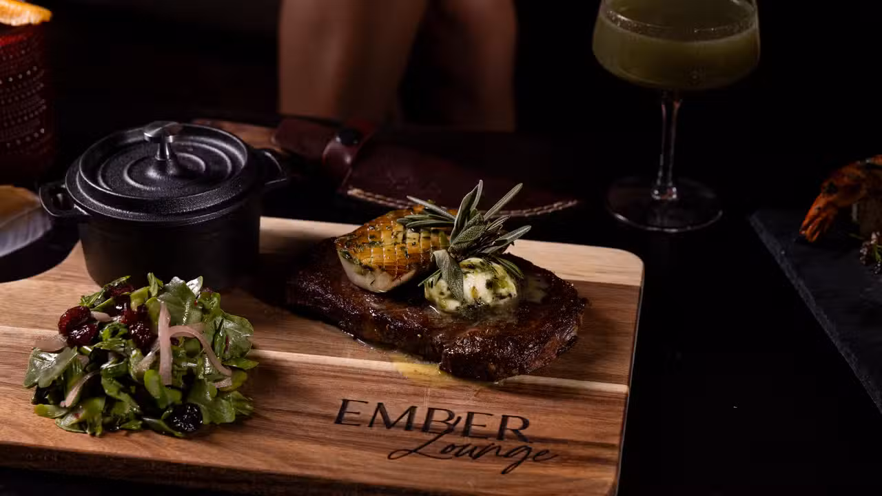 Sous Vide Steak with Herb Butter - District Dome, Phoenix, AZ