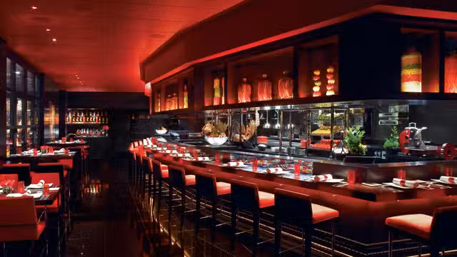 Een van L'Atelier Joel Robuchon - MGM Grand restaurant