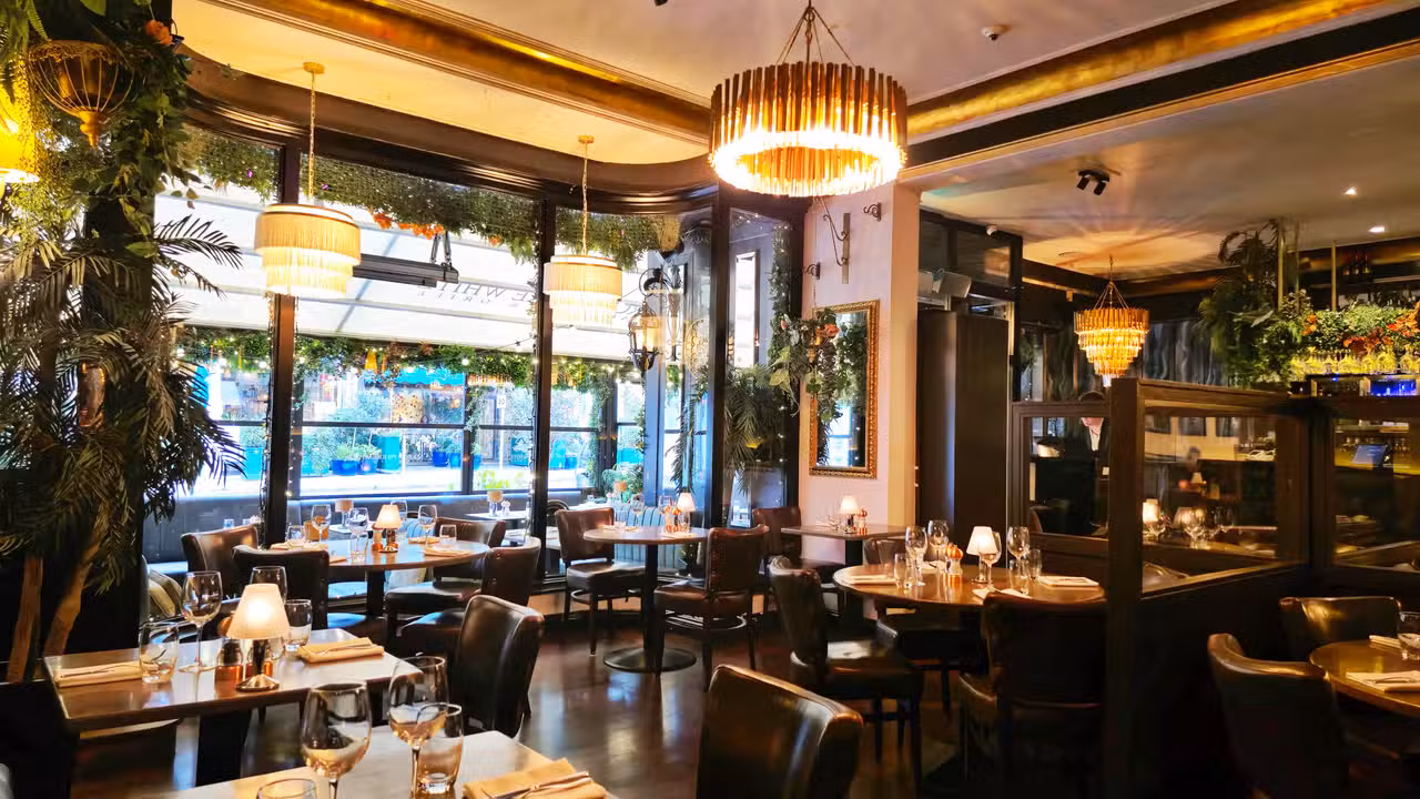 Elegant interior of MPW Steakhouse &amp; Grill Dawson - Marco Pierre White Steakhouse & Grill Dawson Street, Dublin 2, Dublin 2
