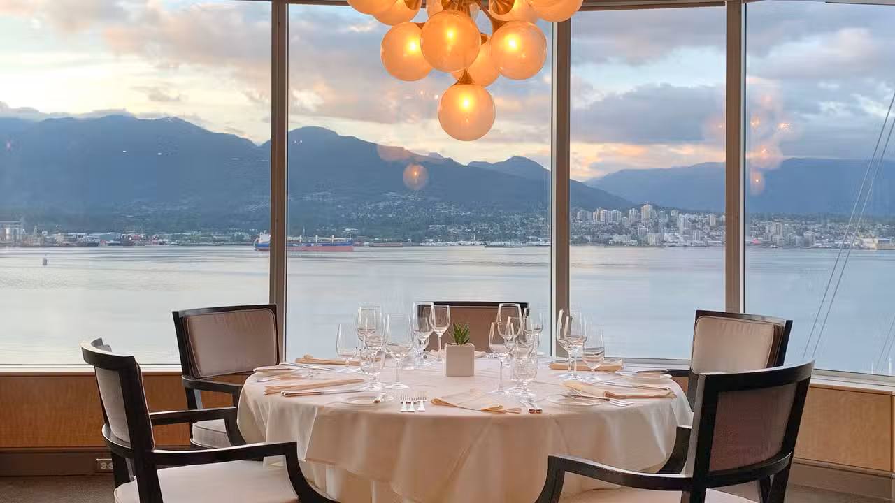 Interior - Five Sails Restaurant, Vancouver, BC