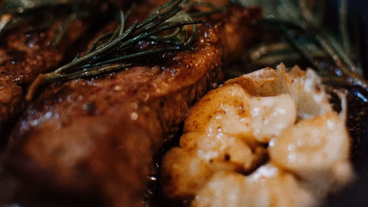 Food - Fire's Edge Steakhouse, Belcourt, ND