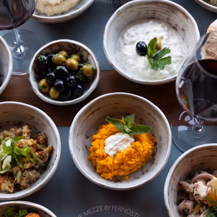 Ein Auswahl der Mezze - Oriental im CINECITTA' BY Nürnberg