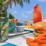 Lunch with a stunning view at Savvy's Beach Cabana Photo