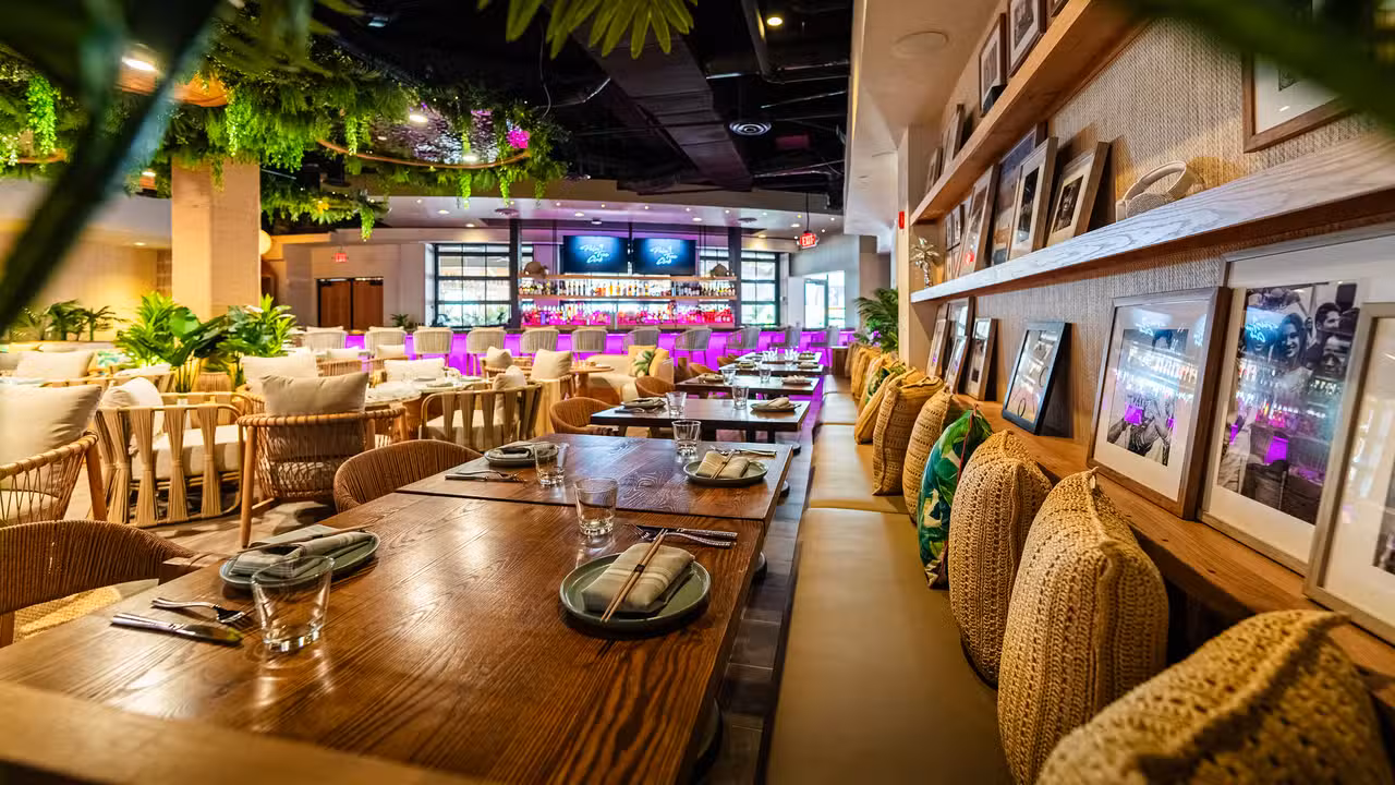 Laid-Back Luxury &amp; Upscale Coastal Cuisine - Palm Tree Club Orlando, Orlando, FL