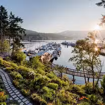 A photo of The Arbutus Room at Brentwood Bay Resort and Spa restaurant