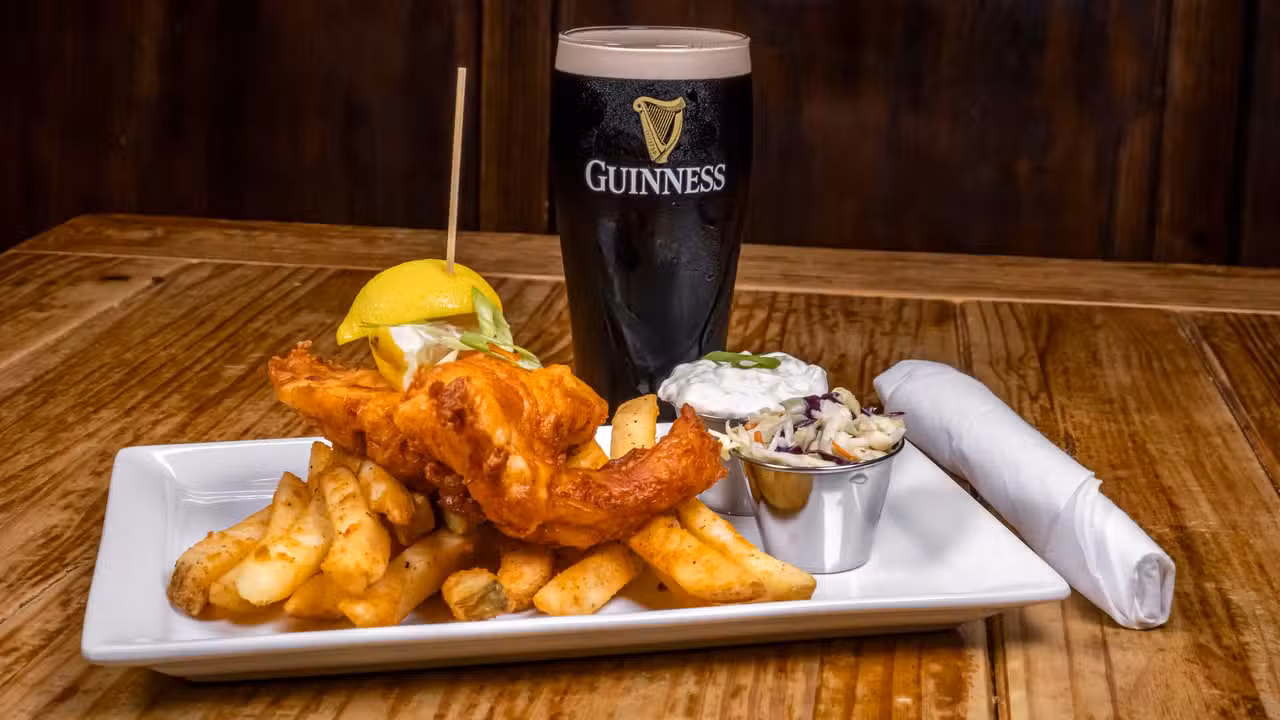Fish N' Chips - Voted Best in Jax! - Culhane's Irish Pub & Restaurant- Atlantic Beach, Atlantic Beach, FL