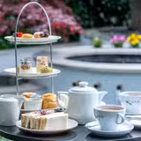 Garden Afternoon Tea - Complimentary glass of fizz Photo