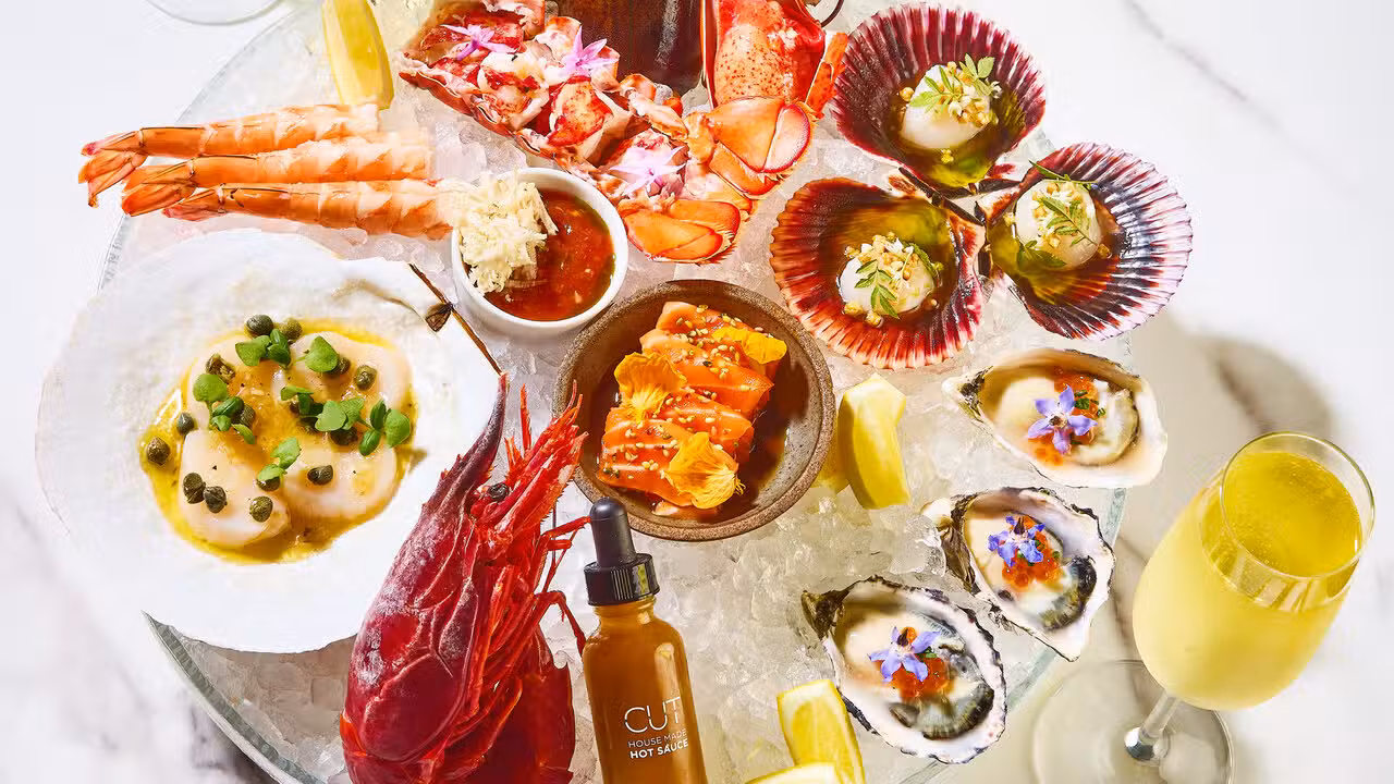 Seafood Platter - CUT by Wolfgang Puck at Beverly Wilshire, Beverly Hills, CA