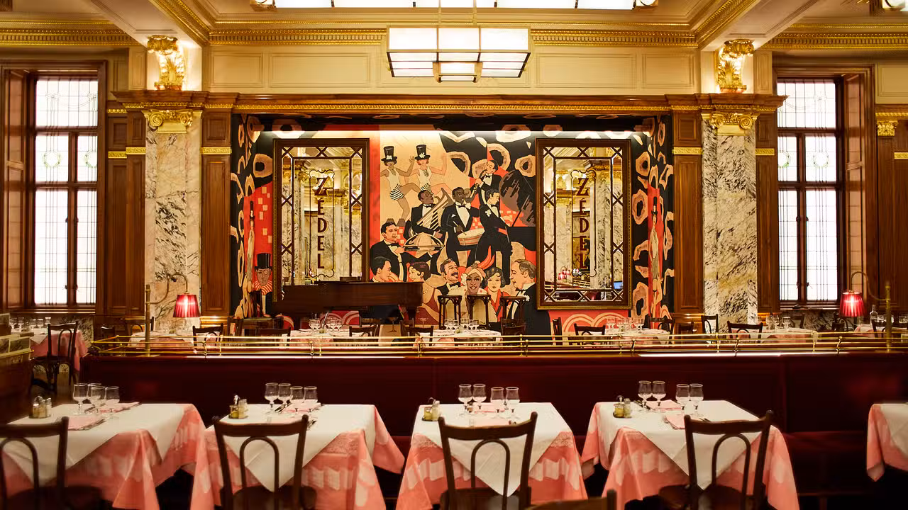Interior - Brasserie Zedel, London, 