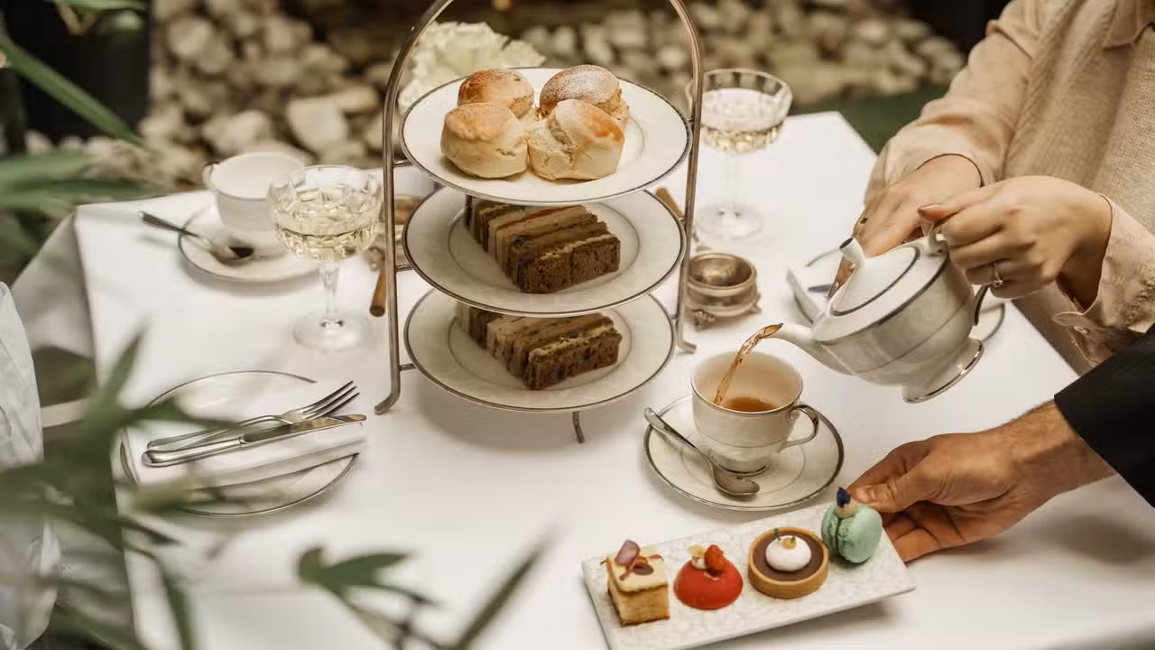 Afternoon Tea at The Hyde Restaurant, Bar & Garden, London, 