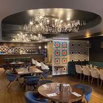 A photo of Three Flames restaurant