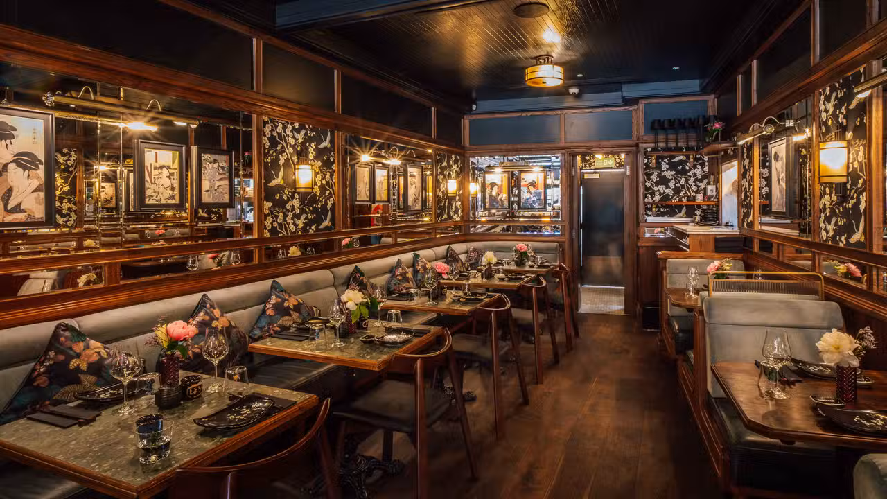 Inside Restaurant - Danieru Sushi - Lower Sloane Street, London, Greater London