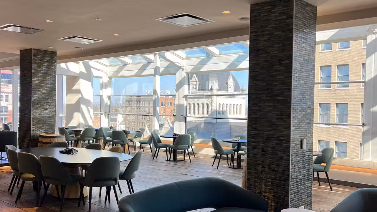 Rooftop views delicious food and specialty drinks! - Infinity: Rooftop Restaurant & Bar KY Lexington