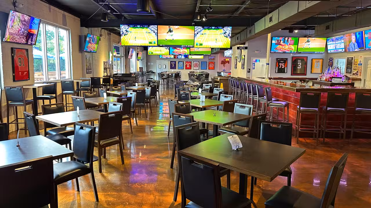 Interior of Mudpuppies Sports Bar and Grill - Mudpuppies Sports Bar and Grill, Arden, NC
