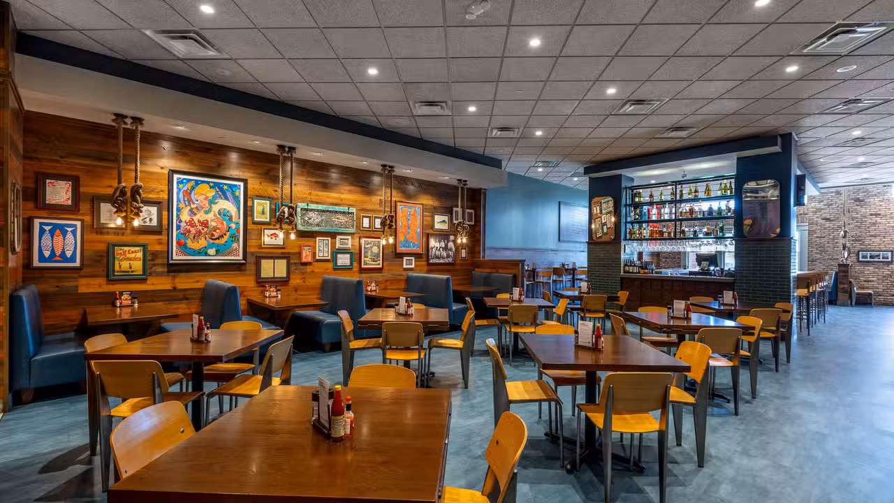 Interior - Fish City Grill - Preston & Royal, Dallas, TX
