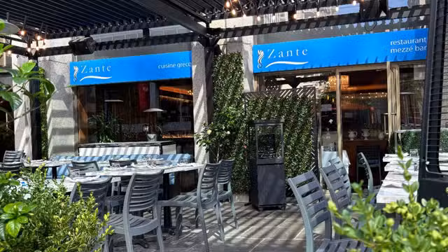 A photo of Zante restaurant
