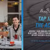 Blue Flame Beer Tables...Tap Into The Action! Photo